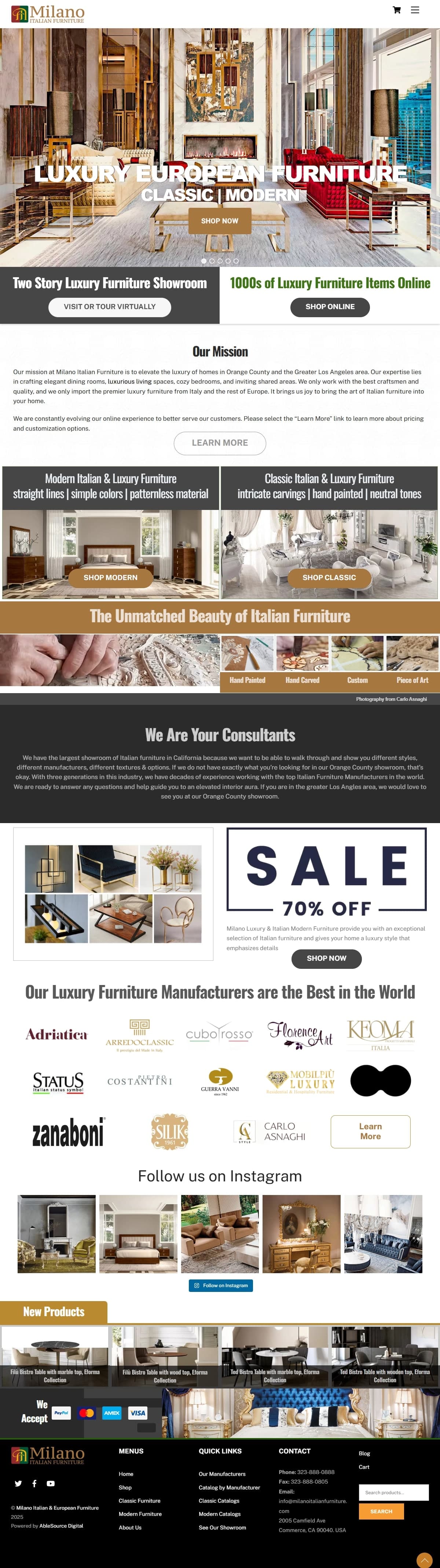 Milano Italian Furniture